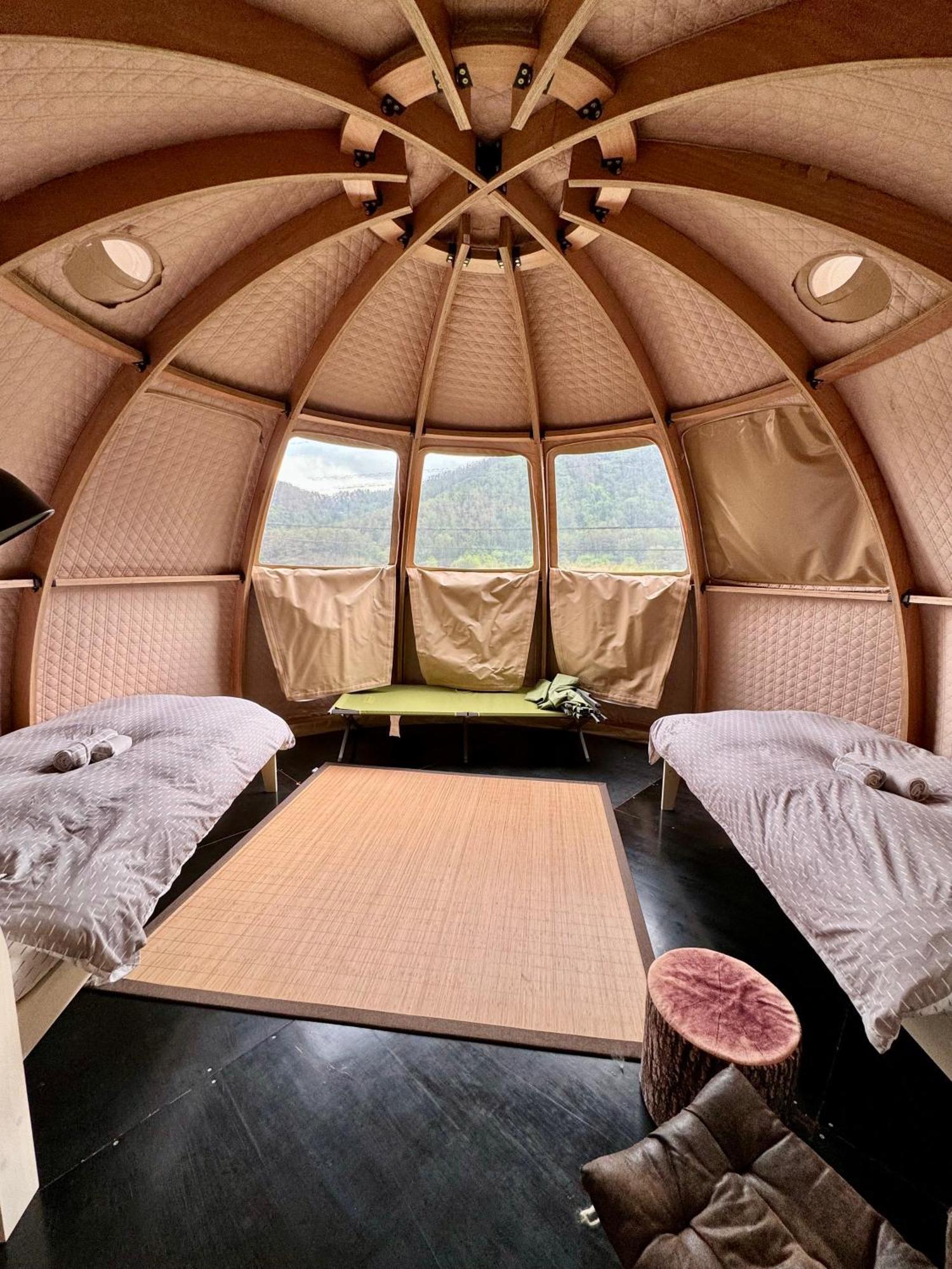 Fuji Dome Glamping Hotel Fudzsikavagucsiko Kültér fotó